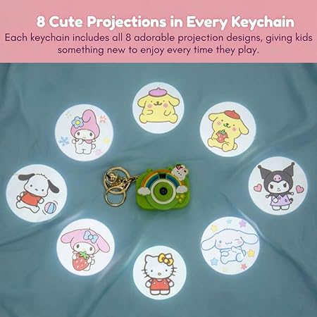 Camera Shape Projector Keychain