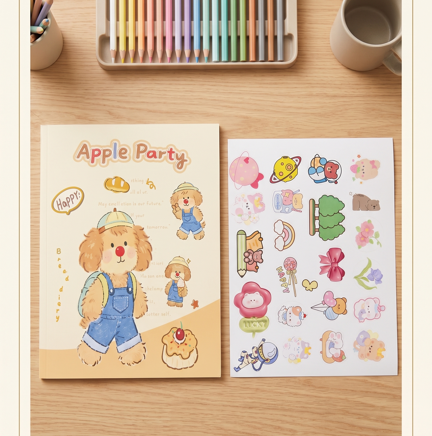 A4 Drawing Book with Sticker