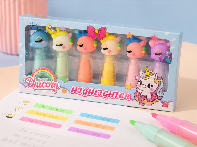 Highlighters 6 Pcs Pack