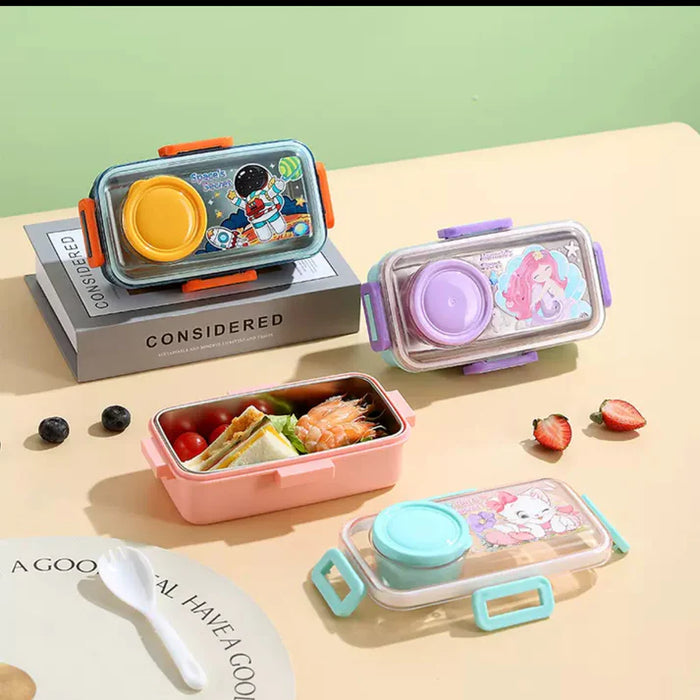 Kids 500ml Stainless Steel Lunch Box