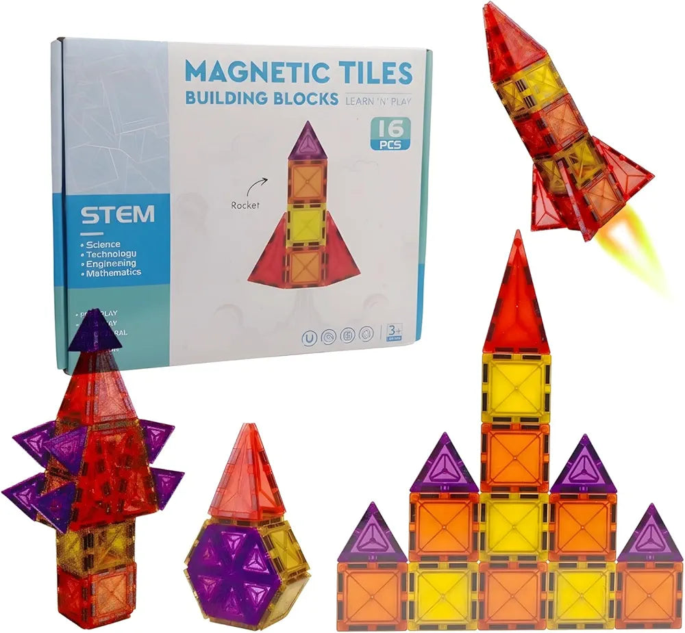 Magnetic tiles 16 pcs