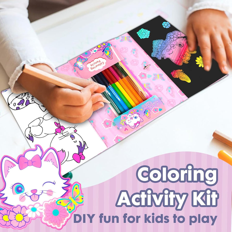 2-in-1 Coloring Book Set