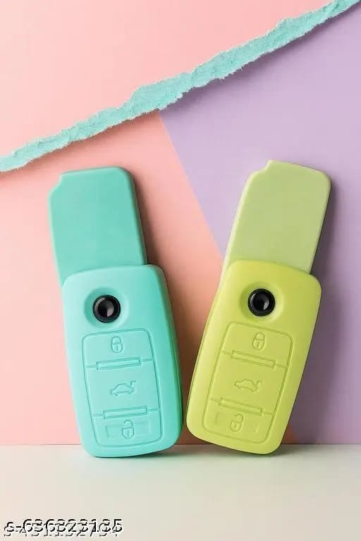 Car key shape Eraser