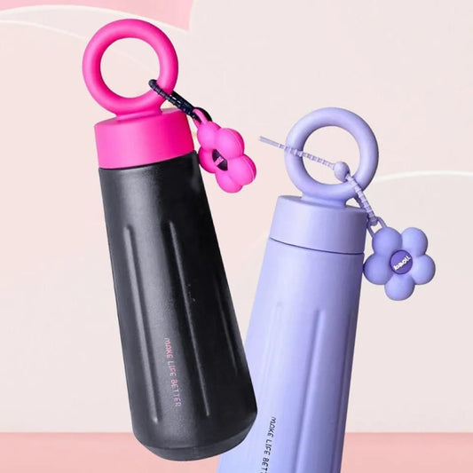 Flower Steel Bottle- 450ml Steel