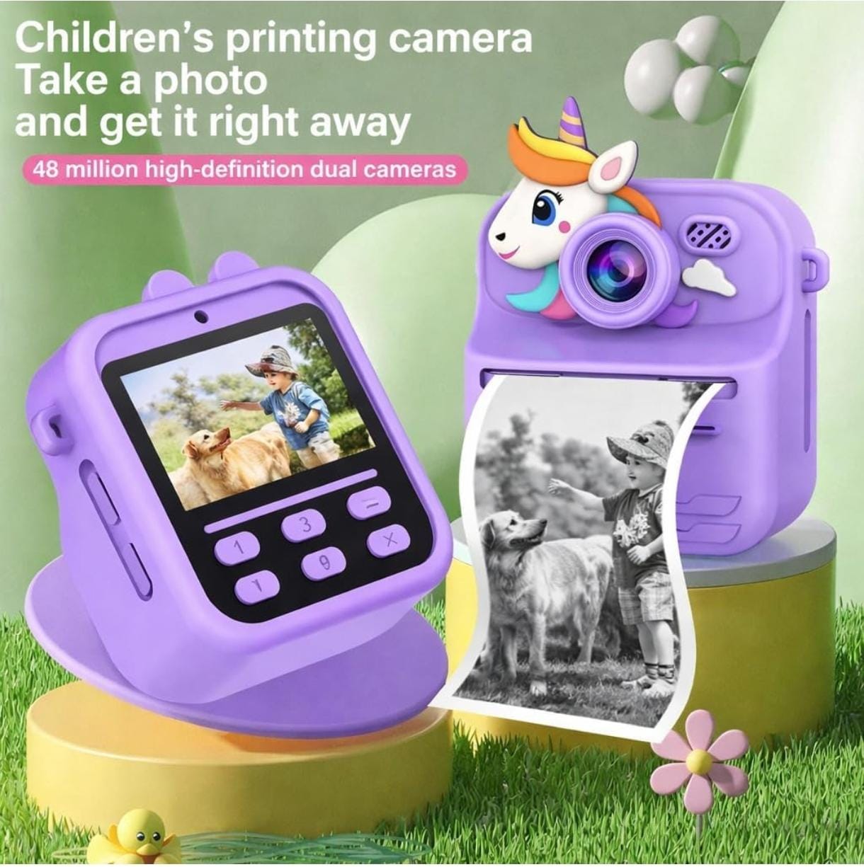 Children Fun Print Camera