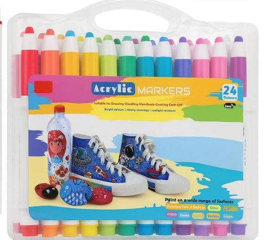 Acrylic Marker 24 Pcs