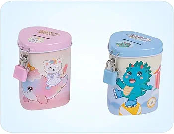Cat and Dino Piggy Bank