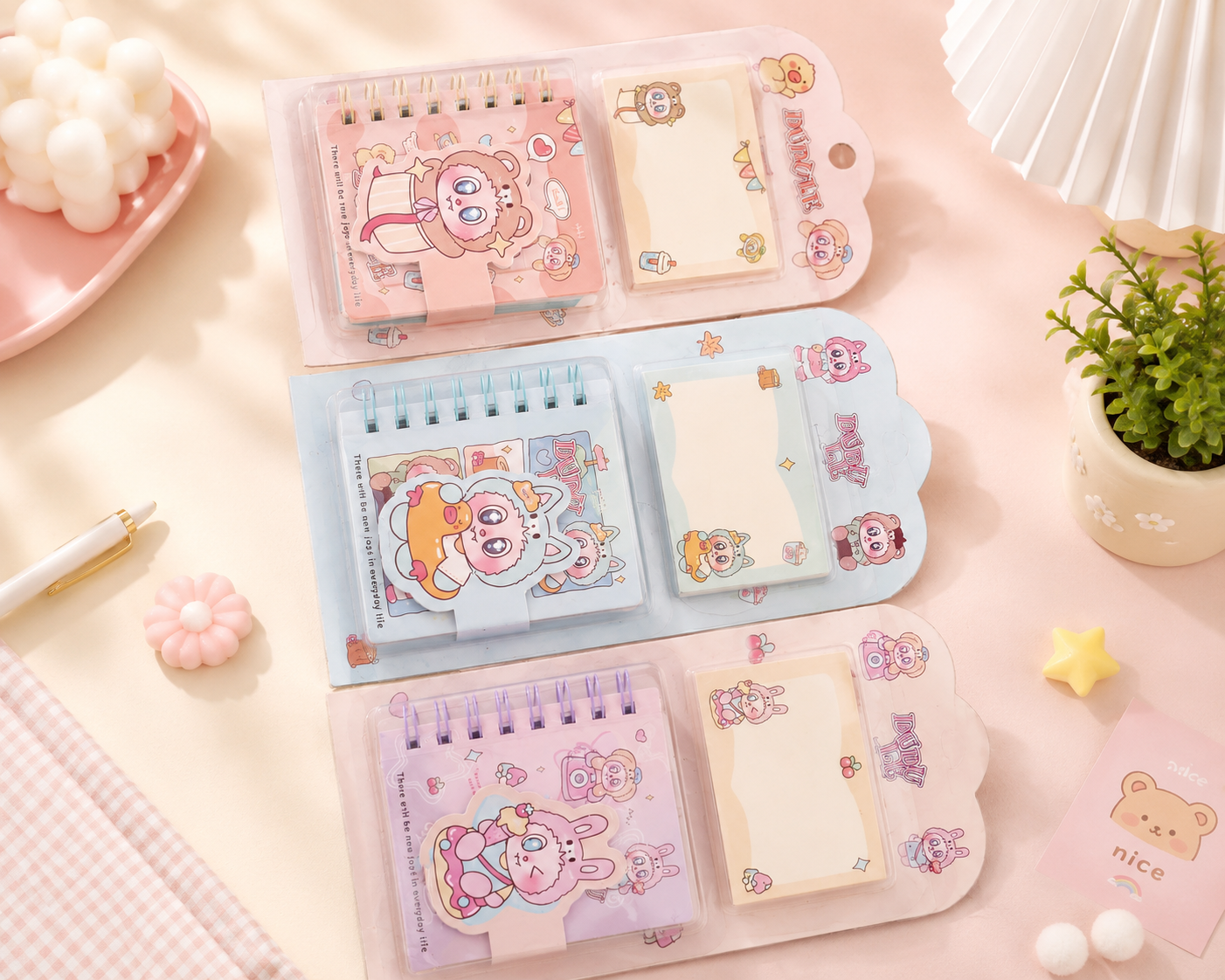Diary with Sticky Notes
