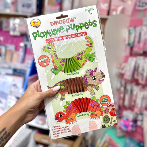 Dinosaur Playtime Puppet Making Kit