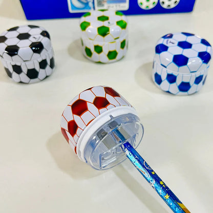Foot Ball Shape Dual Hole Pencil Sharpner