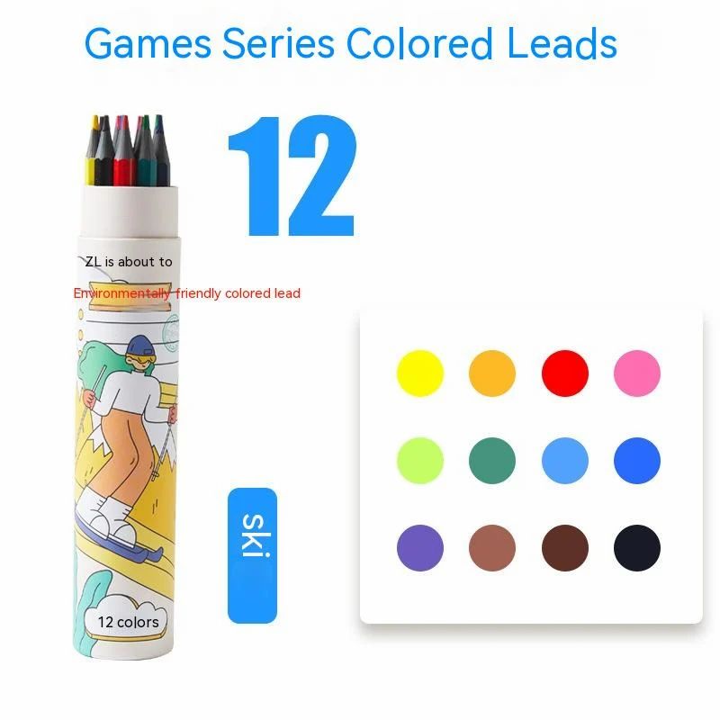 Happy Hues Colour Pencils 12 Pcs