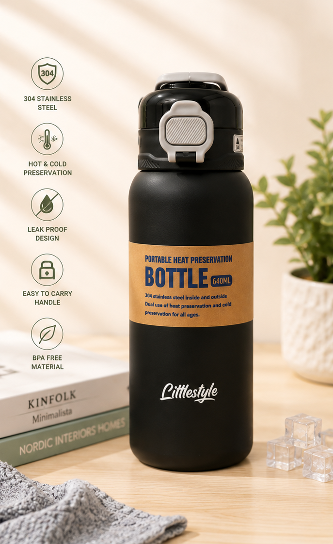 Little Style Premium Steel 540ml Bottle