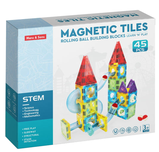 Magnetic tiles 45 pcs