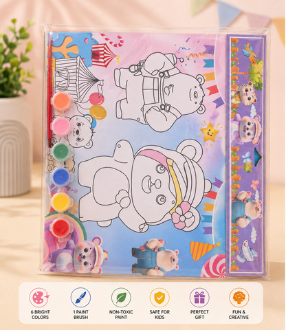 Paint Set with 4 Sheets