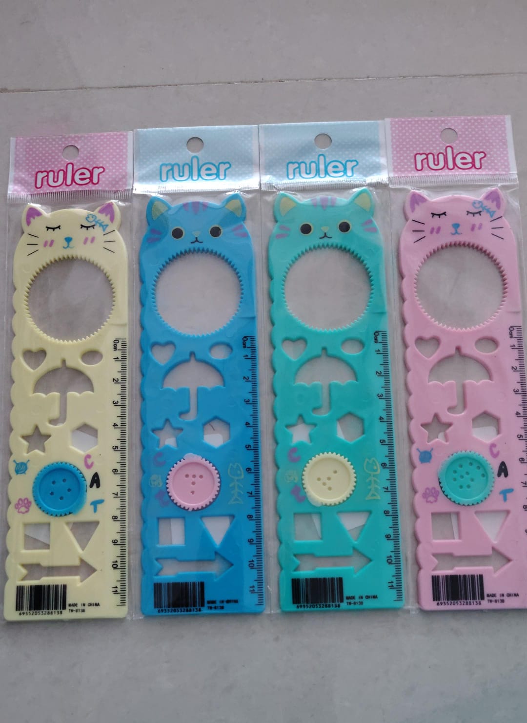 Ruler with Shapes