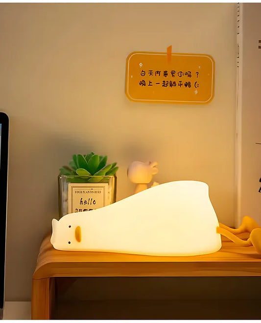Sleeping Duck Silicon Lamp