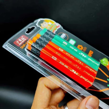 Stationary Set with Eraser and Sharpener — Carrot